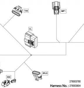 08- Electric - Рулевое управление Wiring Harness - 278004324