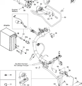 10- Battery And Starter 600HO ETEC