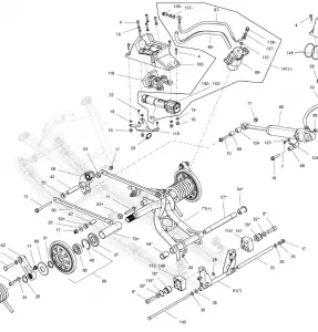 08- Задняя подвеска Rear Arm Ajustable(X Model)