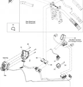 10- Electrical Accessories, Рулевое управление MXZ X