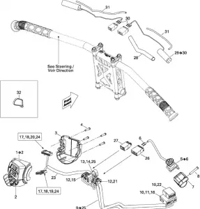 10- Electrical Accessories, Рулевое управление