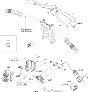 10- Electrical Accessories, Рулевое управление