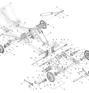 08- Задняя подвеска Rear Arm And Shock