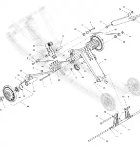 08- Задняя подвеска Rear Arm(STD,Sport)