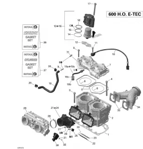 01- Cylinder And Головка блока цилиндров LE