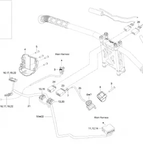 10- Рулевое управление Wiring Harness