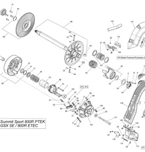 05- Pulley System 800R ETEC