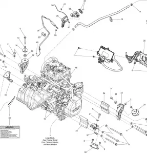 01- Двигатель And Двигатель Support