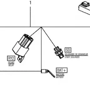 10- Electrical Harness Starter Harness_43M1513b