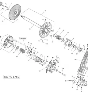 05- Pulley System 600HOETEC _19M1503a