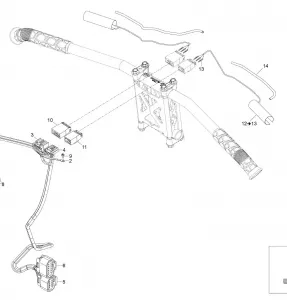 10- Рулевое управление Wiring Harness _40M1552