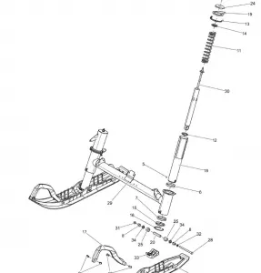 07- Передняя подвеска And Ski _24M1529