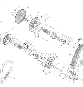 05- Pulley System - 600 CARB