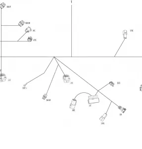 10- Electrical Harness - 600HO ETEC, Except Package Enduro