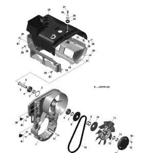 01- Fan Housing - 550F