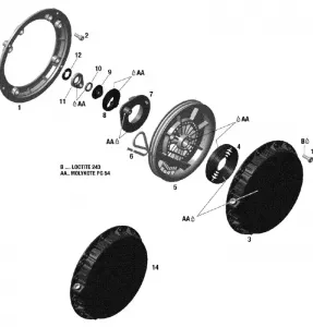 04- Rewind Starter - 600 E-TEC