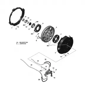 04- Rewind Starter And Маслянный насос - 550F