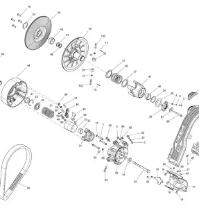 05- Pulley System - 600 CARB