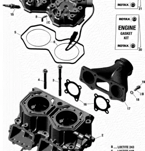 01- Cylinder And Головка блока цилиндров - All Models