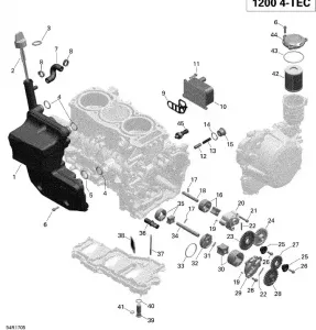 01- Система смазки двигателя - 1200iTC 4-TEC