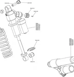 08- Rear Амортизаторы Freeride - Package 154