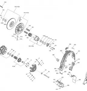 05- Pulley MXZ - 600 ACE