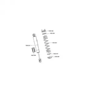 07- Front Амортизаторы MXZ - 600 CARB - 600 ACE - Package Sport