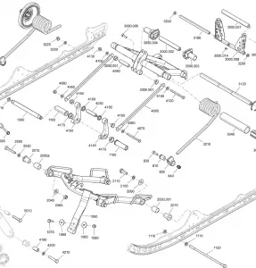 08- Задняя подвеска MXZ - 600 CARB - Superior