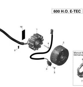 03- Magneto - 600HO E-TEC