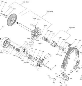 05- Pulley MXZ - 600 HO ETEC