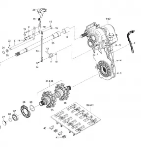 05- Drive Train Skandic - 550F