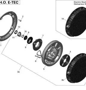 04- Rewind Starter - 600HO E-TEC