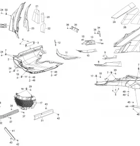 09- Bottom Pan Skandic - 600E-TEC