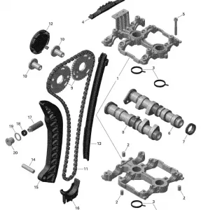 01- Camshafts and Timing Chain - 600 ACE