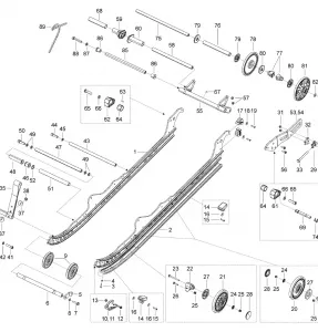 08- Задняя подвеска - Lower Section - SE