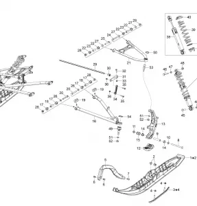 07- Передняя подвеска And Ski - 1200 4-TEC - North America