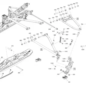 07- Передняя подвеска And Ski - 800R E-TEC