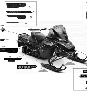 09- Наклейки - 900 ACE - Package Enduro