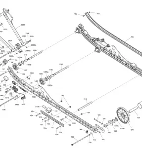 08- Задняя подвеска -  Lower Section - SP 154 Model