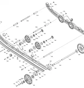 08- Задняя подвеска - Lower Section - XRS - 146