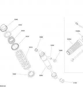 08- Suspension, Rear - Амортизаторы - SE