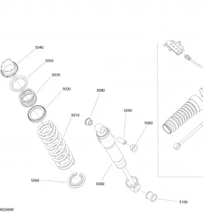 08- Suspension, Rear - Амортизаторы - Sport