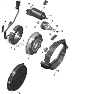 10- Electric - Magneto And Starter - 850 E-TEC