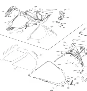 09- Кузовные детали - Hood Section - Lateral Panel - Bright White - Electric Start