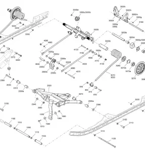 08- Suspension, Rear - Upper Section - Iron Dog