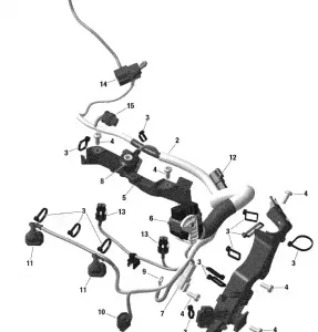 10- Electric - Двигатель Harness -  598 RS