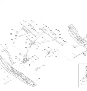 07- Suspension, Front - System - Ski Pilot TS - X