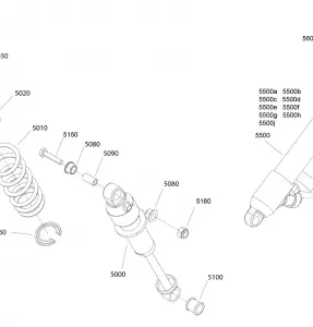 08- Suspension, Rear - Амортизаторы - X