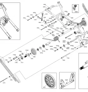 08- Suspension, Rear - Upper Section - Enduro