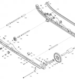 08- Suspension, Rear - Lower Section - Model 146''